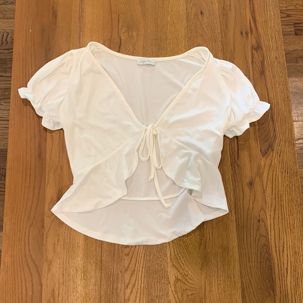 White Crop Top